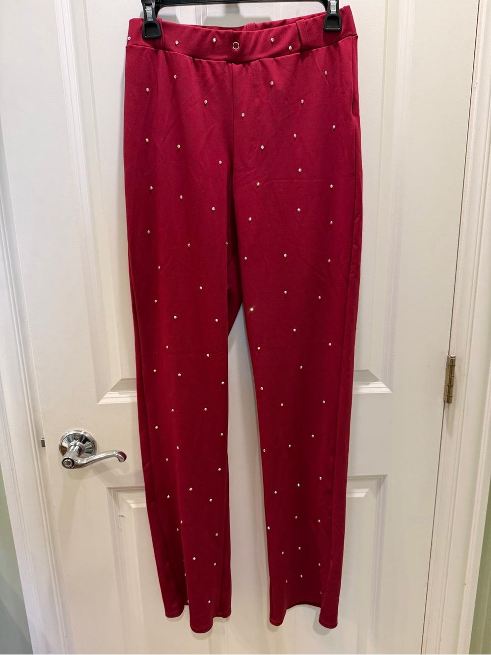 Kelle #3969 Brave New World Straight Leg Dance Costume Pant. NWOT, custom bling
